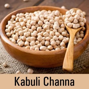 White chickpeas/ Kabuli Channa